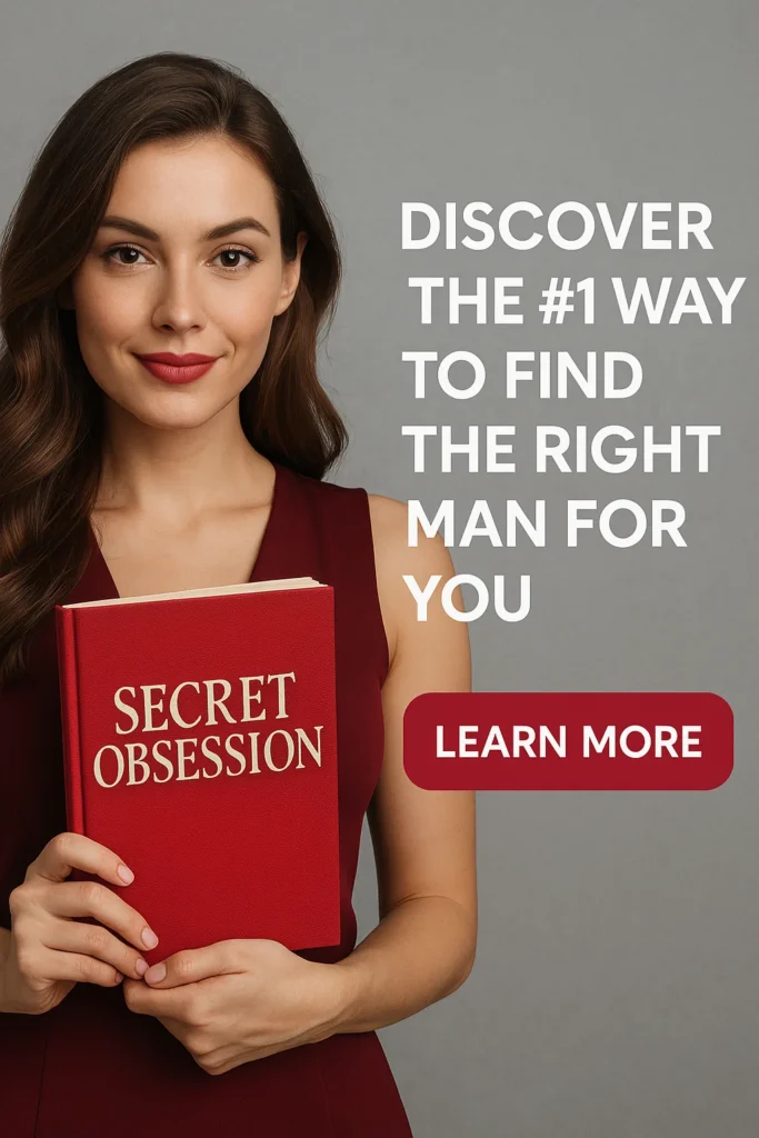 woman ready to read secret obsession and discover how to win the man of her dreams