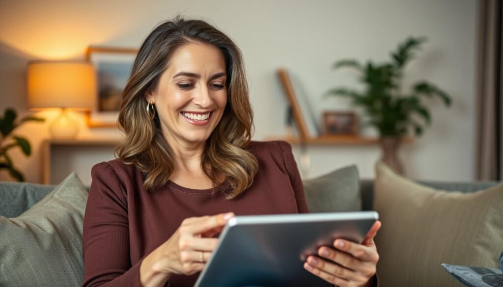 Woman looking hopeful about finding the ideal man using emotional connection principles Woman looking hopeful about finding the ideal man using emotional connection principles